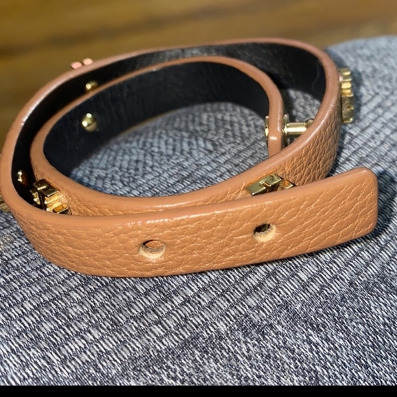 Tory Burch Leather Wrap Around Bracelet - Picture 5 of 5